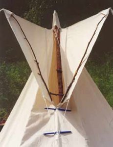 Einstangen Tipi